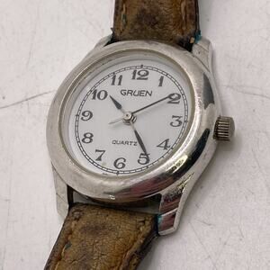 Gruen Two Toned Watch with 10 Cz’s Stones Bracelet Gruen Quartz Two-tone Bracelet Band Women main image 3